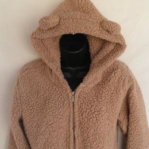 BEAR SHORTS ZIP UP ONSISE, CUTE & FUZZY